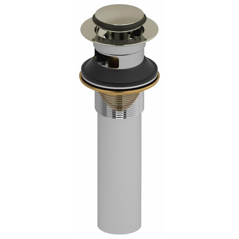 Push Drain with Overflow – Polished Nickel DB150PN RIOBEL