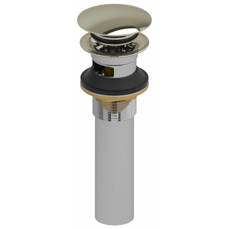 Push Drain with Overflow – Polished Nickel DB160PN RIOBEL