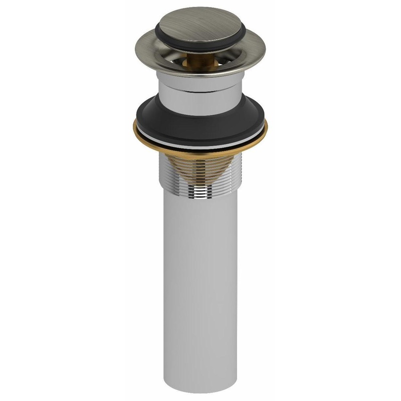 Push Drain Without Overflow – Brushed Nickel DL150BN RIOBEL
