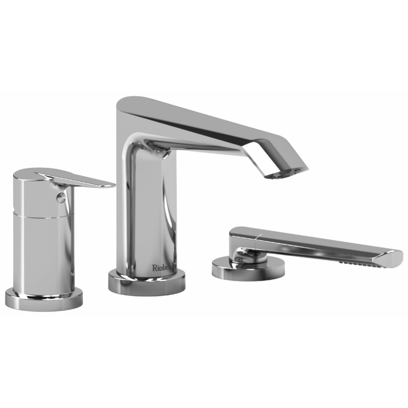 Venty 3-Hole Deck Mount Tub Filler Trim – Chrome TVY16C RIOBEL