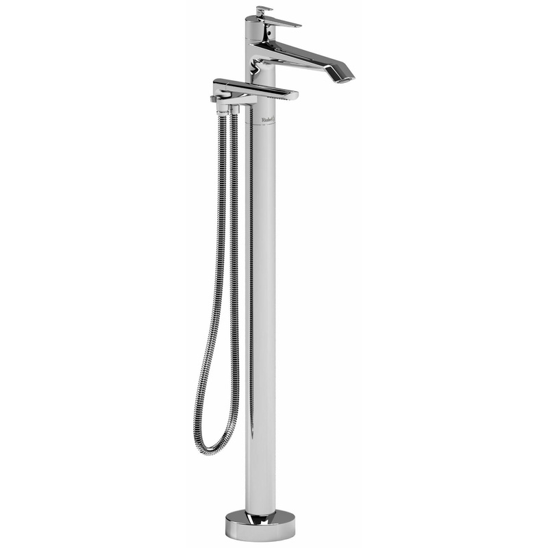 Venty Single Hole Floor Mount Tub Filler Trim – Chrome TVY39C RIOBEL