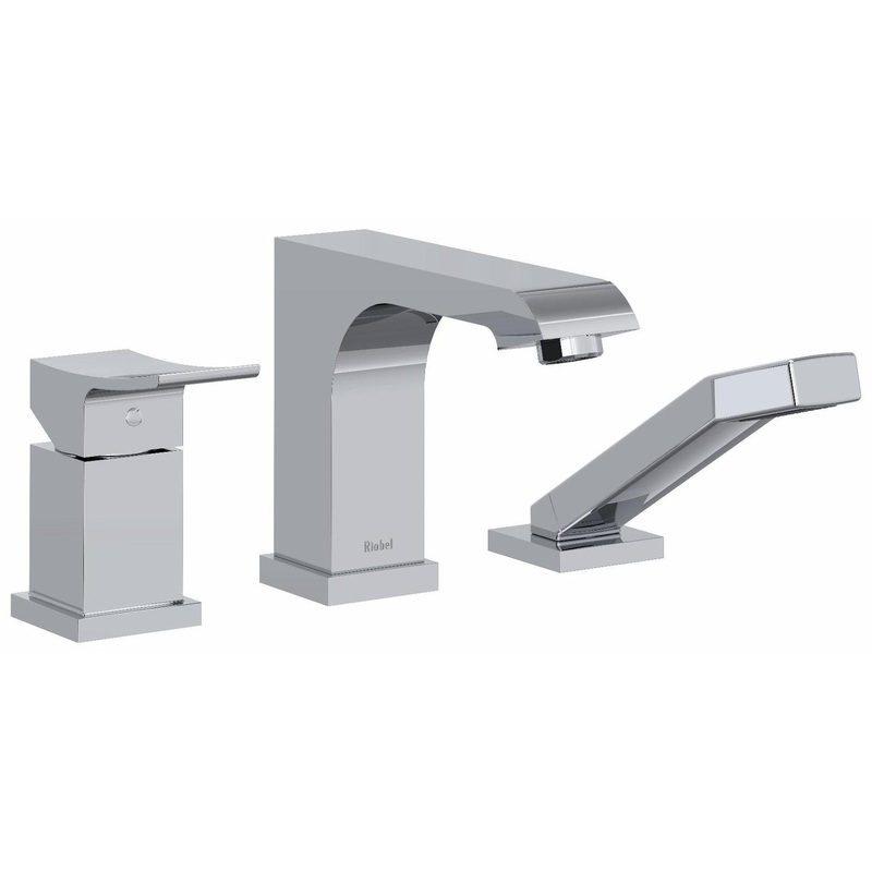 Zendo 3-Hole Deck Mount Tub Filler Trim – Chrome TZO16C RIOBEL