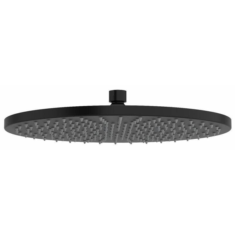 12″ Rain Round Showerhead with 1.8 GPM – Black 472BK-WS RIOBEL