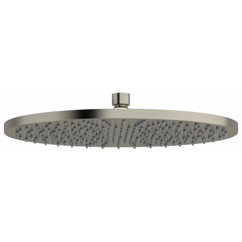 12″ Rain Round Showerhead with 1.8 GPM – Brushed Nickel 472BN-WS RIOBEL