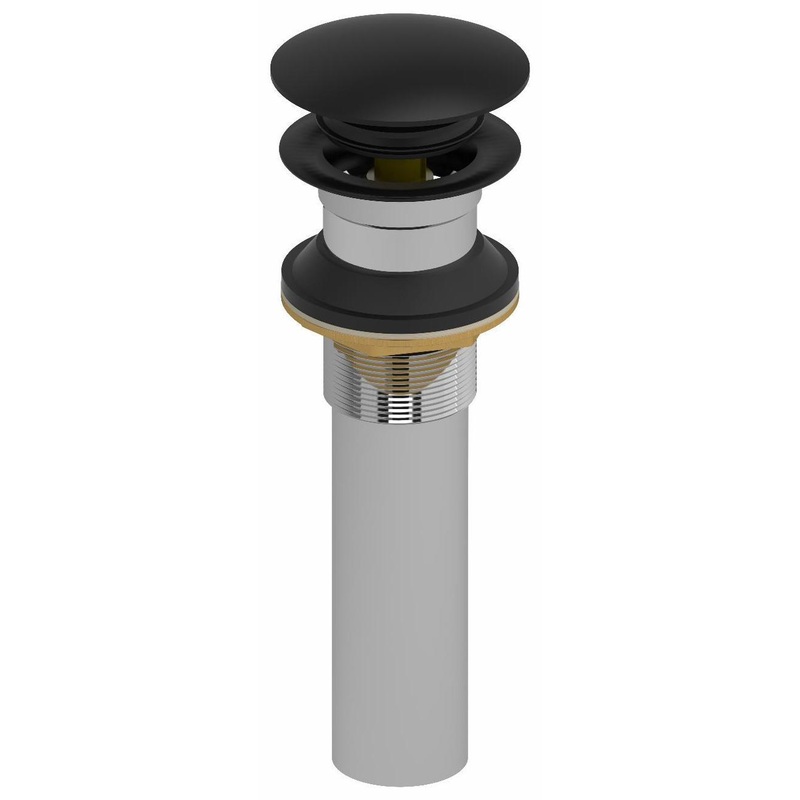 Push Drain Without Overflow – Black DL160BK RIOBEL