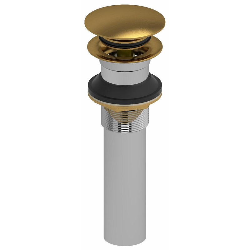 Push Drain Without Overflow – Brushed Gold DL160BG RIOBEL