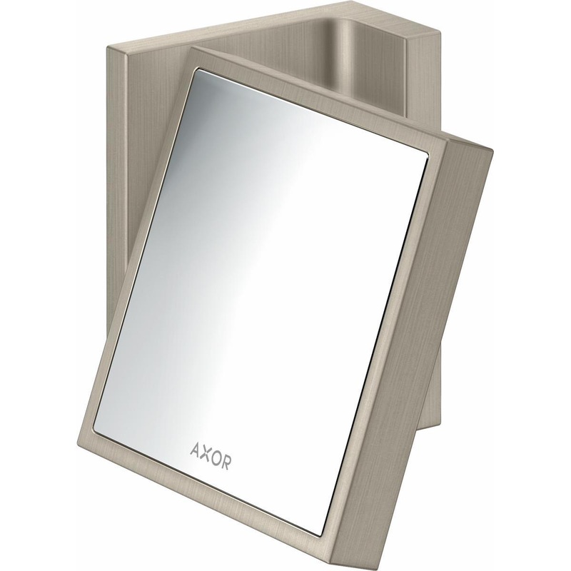 Axor Universal Rectangular Shaving Mirror – Brushed Nickel 42649820 Axor