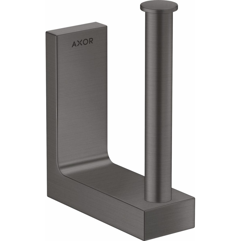 Axor Universal Rectangular Spare Toilet Paper Holder – Brushed Black Chrome 42654340 Axor